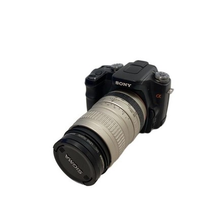 Sony Alpha 100 DSLR-A100W Digital SLR Camera Double Zoom Lens Kit Tested Japan