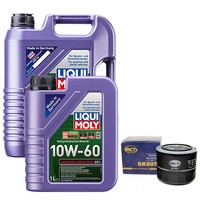 MotoröL Set MOS2 10W-40 Liqui Moly 6 Liter + ÖLfilter FüR Opel Toyota Corolla