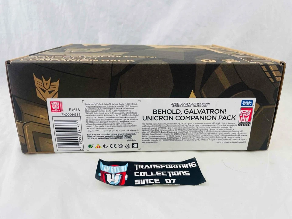 Transformers Generations Selects Behold Galvatron Unicron Companion Pack MISB - Image 2 of 2