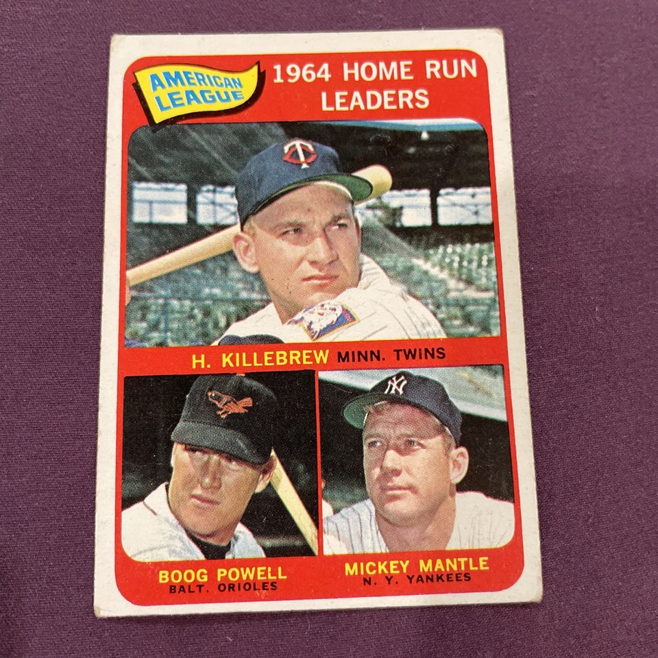 Lote de tarjetas de béisbol Topps vintage con estrellas, Mays, Clemente, Aaron, Mantle (LEER) Foto 3 de 4