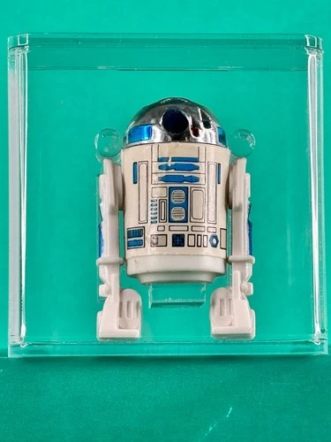 VINTAGE STAR WARS AFA 70+ R2D2 HK