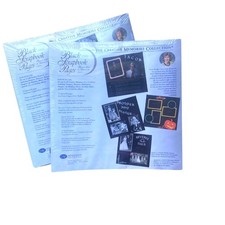 TWO Sets Original Creative Memories 12x12 Black Page Refills New RCM-12BL 1999