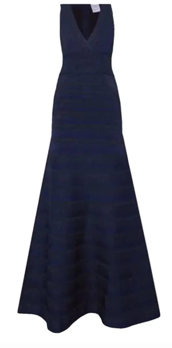 long sleeve dress with mesh böhme Misha Mesh Maxi Dress in Multi