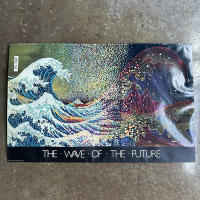 1982 Nokes Berry The Wave of The Future Vintage Computer Ad Poster