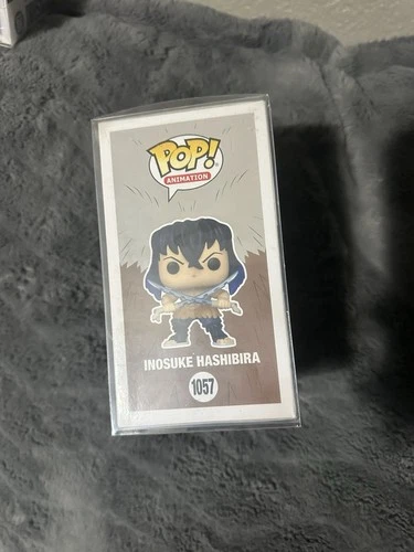 Funko Pop! Inosuke Hashibira #1057 Demon Slayer Gamestop Exclusive w/ Protector