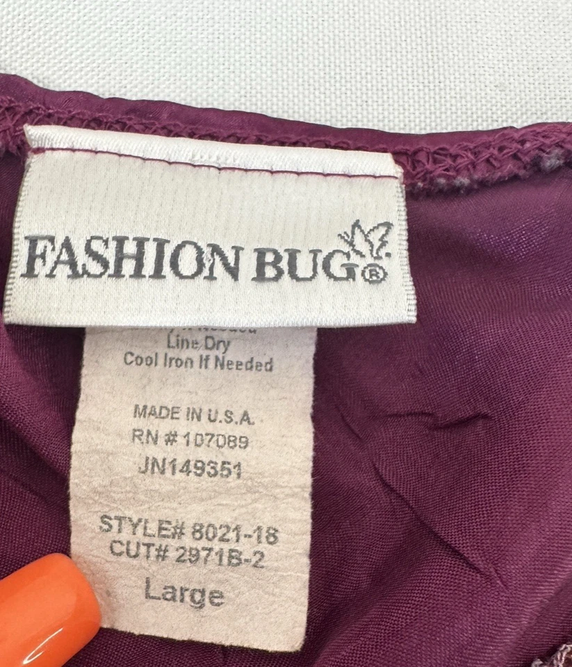 De Colección Moda Bug Y2K Años 90 Púrpura Arruga Satén Cuentas Babydoll Cami Top L EE. UU. Glamour Foto 4 de 4