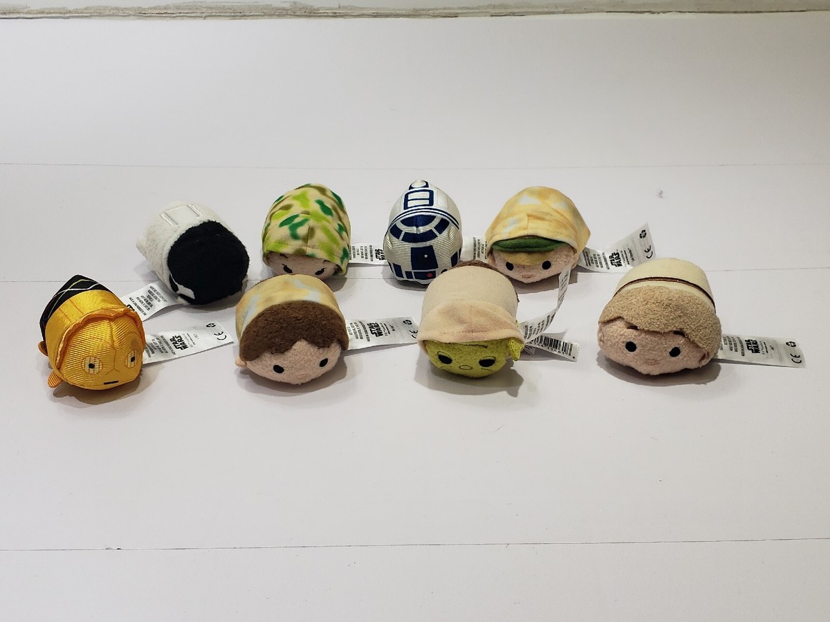Disney Mini Tsum Tsum Star Wars Characters Collection Plush Lot of