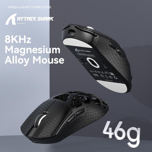 ATTACK SHARK R3 46g Magnesium Alloy Mouse, PixArt PAW3395 BT/2.4G/Wired,26000DPI - Picture 33 of 64