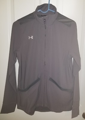 Under Armour Women’s Pre-Game Woven Jacket Size S Gray NWOT 1258832