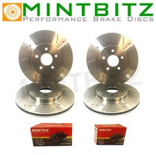 BMW 320d E90/E91/E92  Drilled And Grooved Front Rear Pads Brake Discs 05
