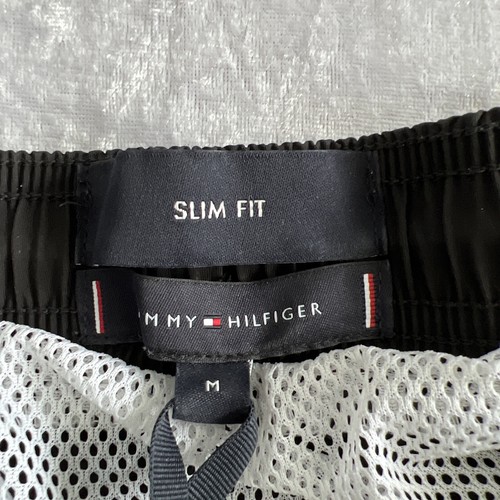 Tommy Hilfiger Men's SF Medium Drawstring Swimming Trunks Long, Black - Picture 5 of 8