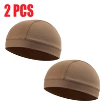 2 Pack Du Rag Head Wrap Men Motorcycle Helmet Liner Skull Cap Do Doo Bandana Hat