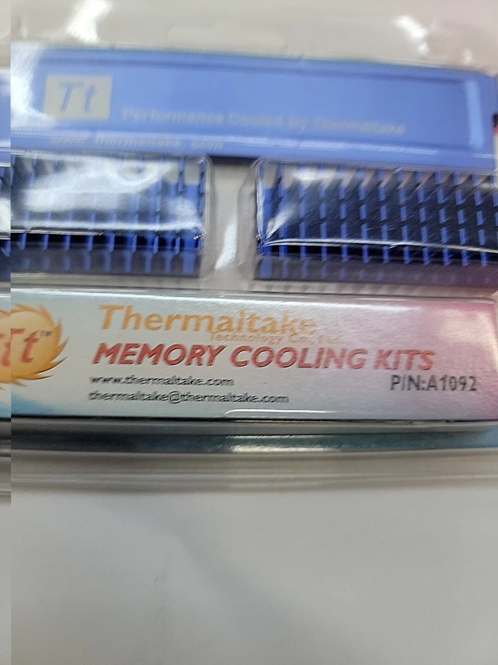 Nuevos kits de enfriamiento de memoria Thermaltake A1092 disipador térmico DDR SDRAM instrucciones vintage Foto 2 de 3