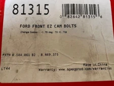 SPC Performance 81315 Rear EZ Cam Bolts (PR) for 20-22 Ford Bronco Sport