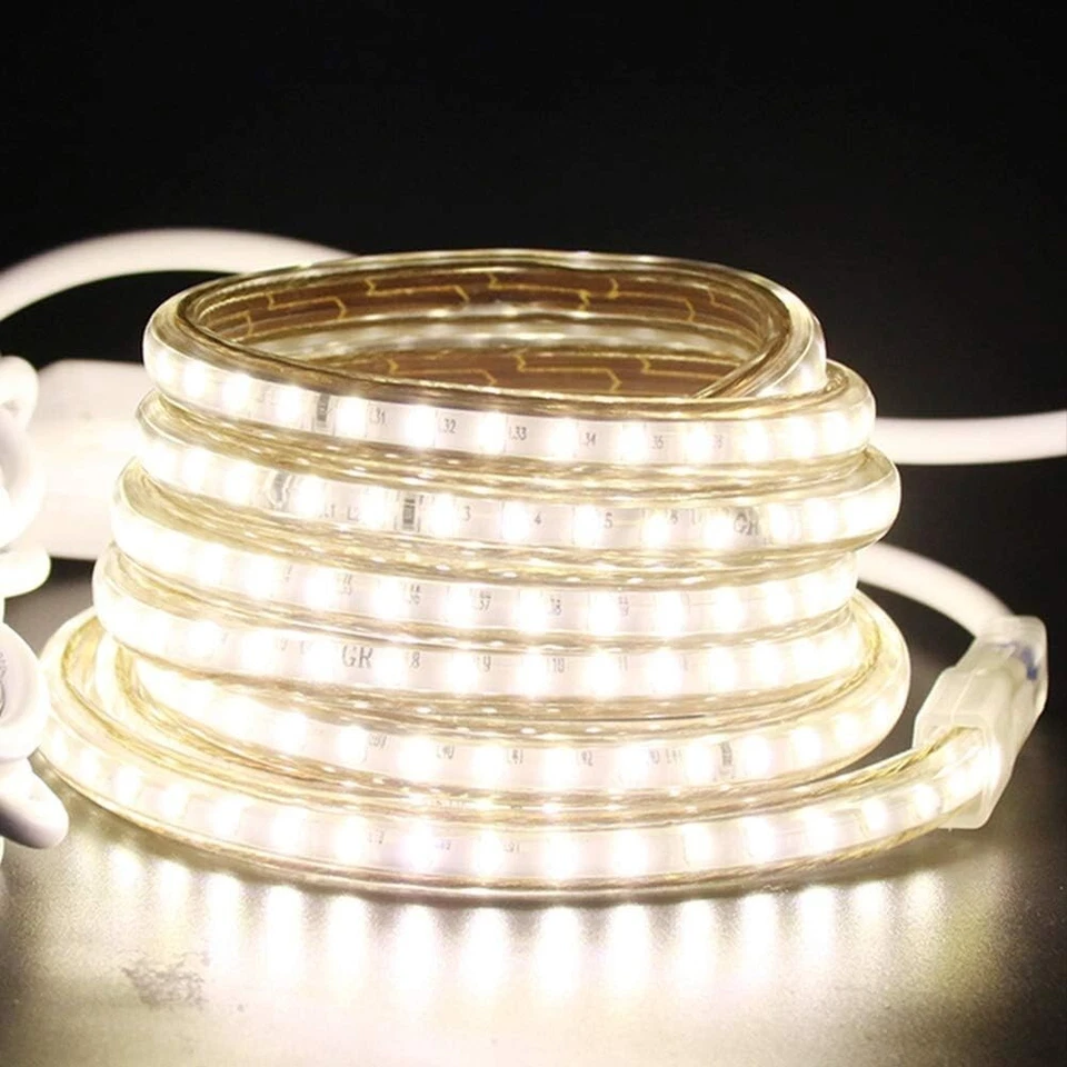 GQL 4m LED Strip AC 220V 240V IP65 Waterproof 3014 SMD 120LEDs/m Commercial Rope - Image 2 of 4