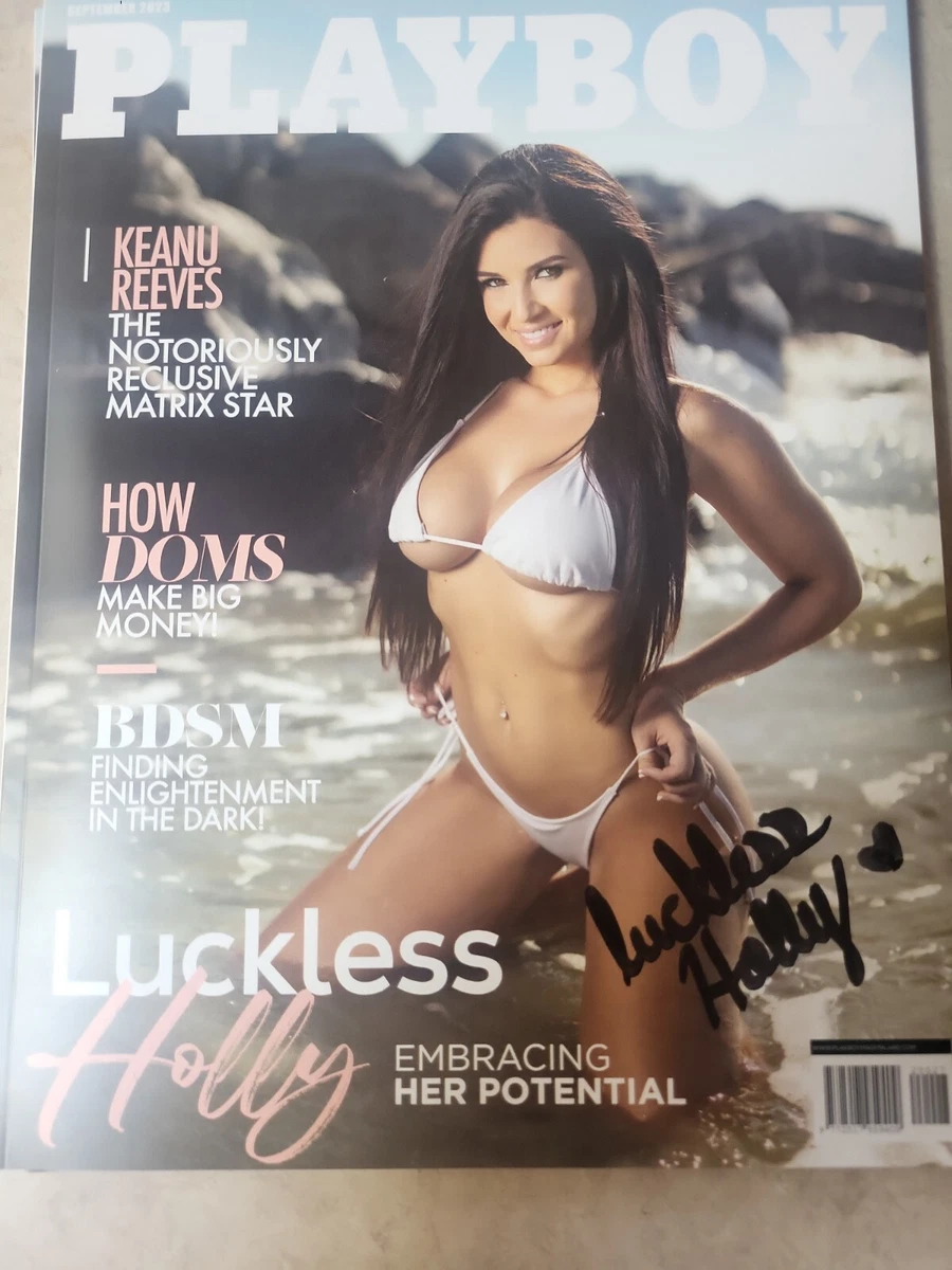 September 2023 Playboy Signed By Holly Luckless New | eBay