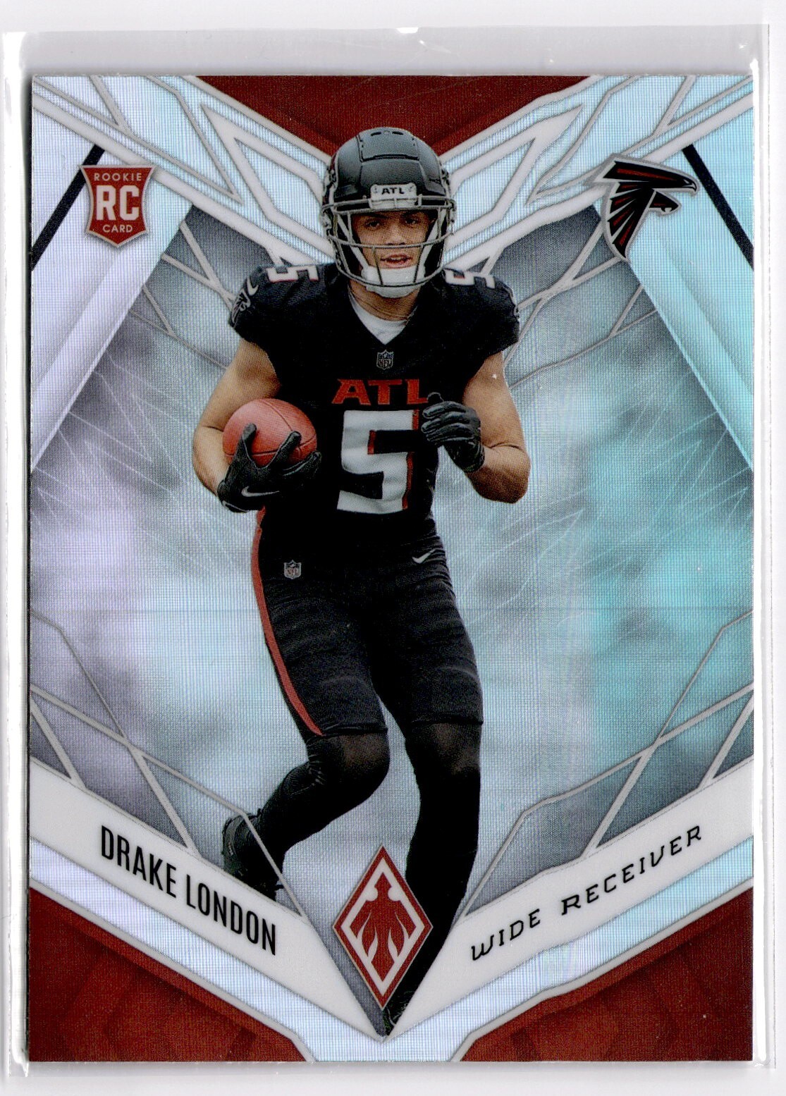 2022 Panini Phoenix Drake London #107 Silver RC Atlanta Falcons