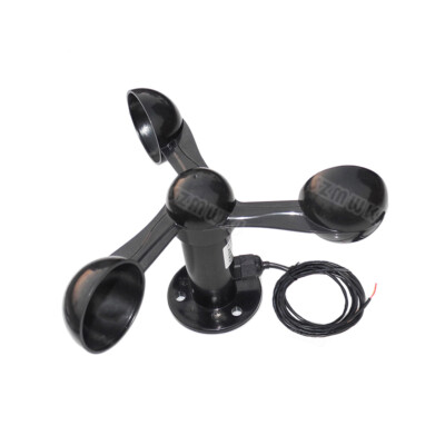 SZMWKJ Polycarbonate Anemometer 3Cups Wind Speed Sensor Voltage Signal Output SJ