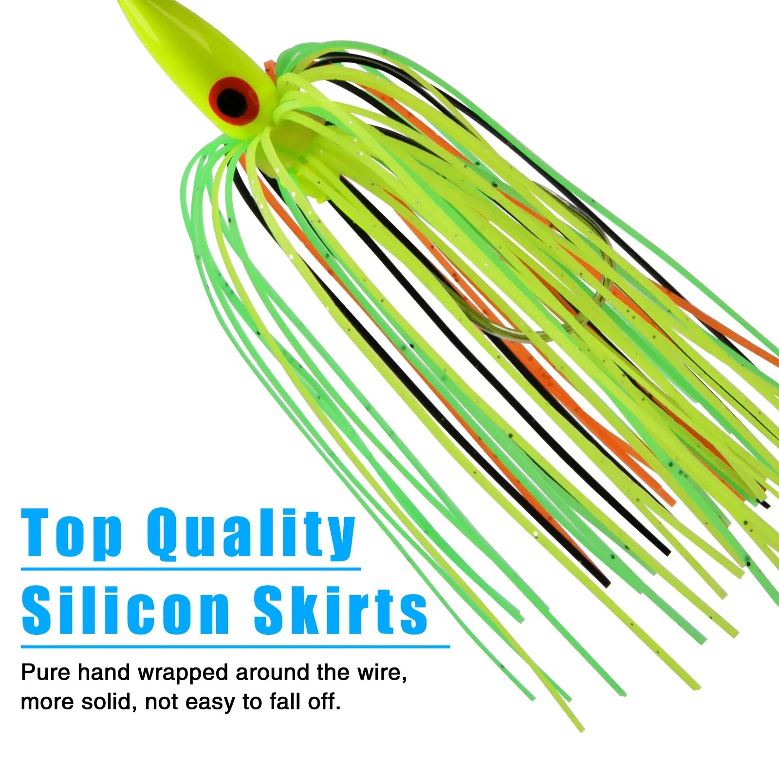 Buzzbait Fishing Lure Set Spinnerbaits Buzz Bait Bass Fishing Baits Lures US - Image 5