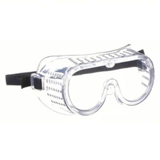 145 Pk Condor 1VT66 Impact Resistant Safety Goggles Clear Scratch-Resistant Lens