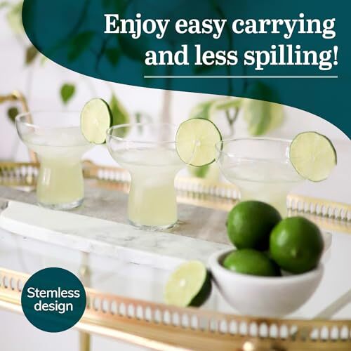 Libbey Stemless Margarita Glasses, 10.25ounce, Set of 6 eBay