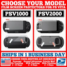 NEW Film Screen Protector For Sony PS Vita PCH 1000/2000 LCD Console Front Back