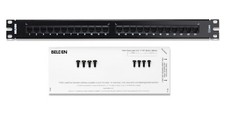 Belden AX103258 24 Port CAT5E HD-110 Patch Panel 1U Black