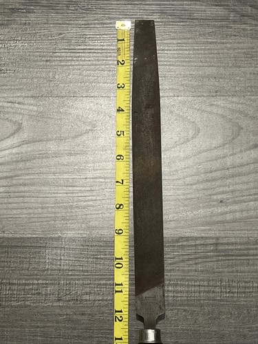 Vtg Disston Hold Tight File Handle 12" Disston Flat File Smooth Collectible - Picture 3 of 7
