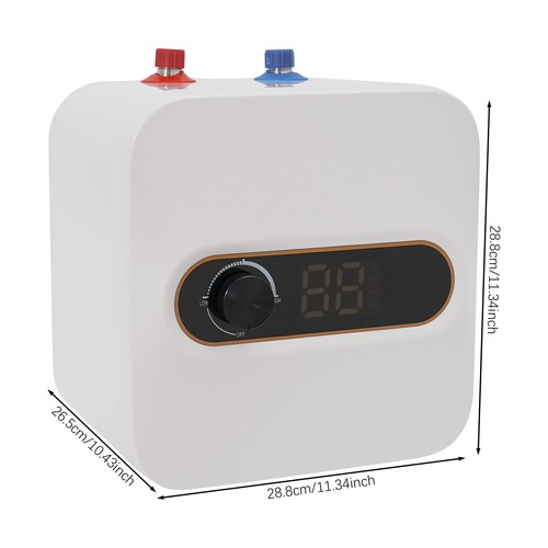 1500W Calentador de Agua Eléctrico 8 Litros Mini Tanque Calentador de Agua - Imagen 2 de 19