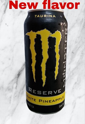 NEW Monster Energy White Pineapple from Costa Rica empty cans For