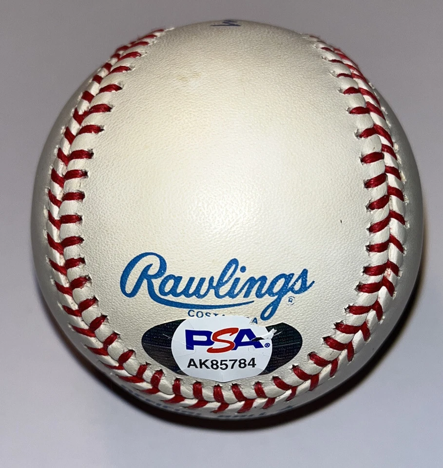 Don Larsen OAL Signed Baseball,New York YankeesPSA/DNA Autograph,(B59) - Image 3 of 4