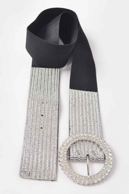 BNWT Plus Size Crystal Round Buckle Rhinestone Fashion  display picture 3