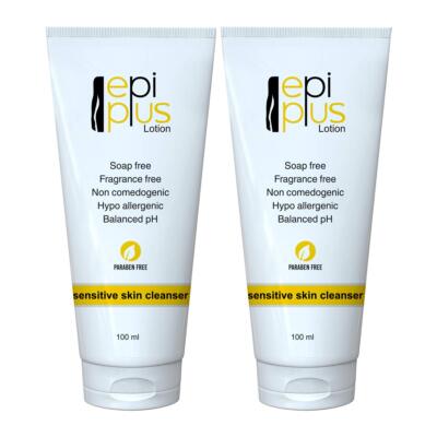 Epi plus lotion sensitive skin cleanser Pack Of 2 FREE DELIVERY