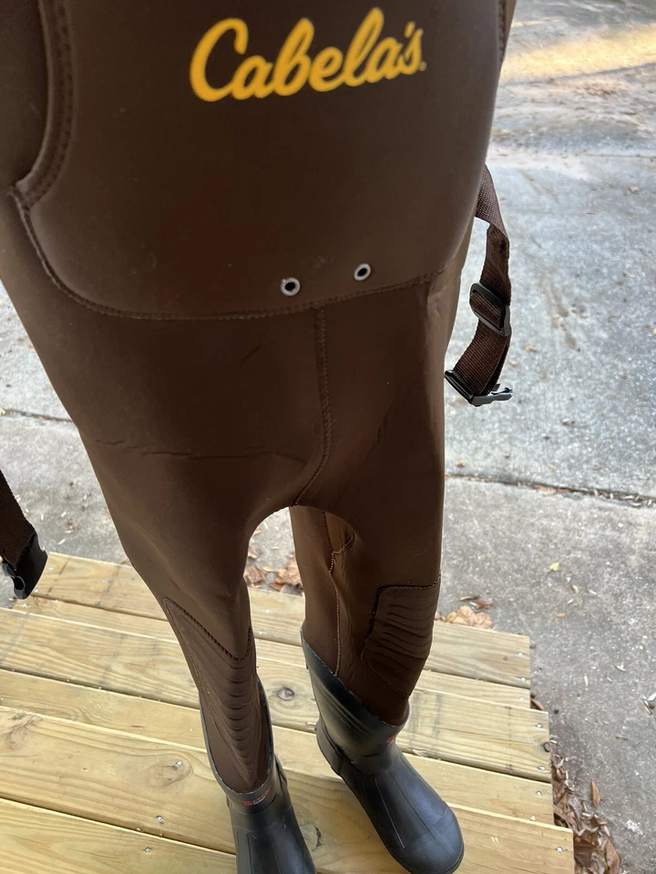 Mens Cabela's Classic Series II Neoprene Lug Sole Waders Thinsulate Size 8 NIB - Image 4 of 4