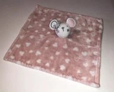 HTF  EARLY DAYS PINK HEART MOUSE SECURITY BLANKET LOVEY L1