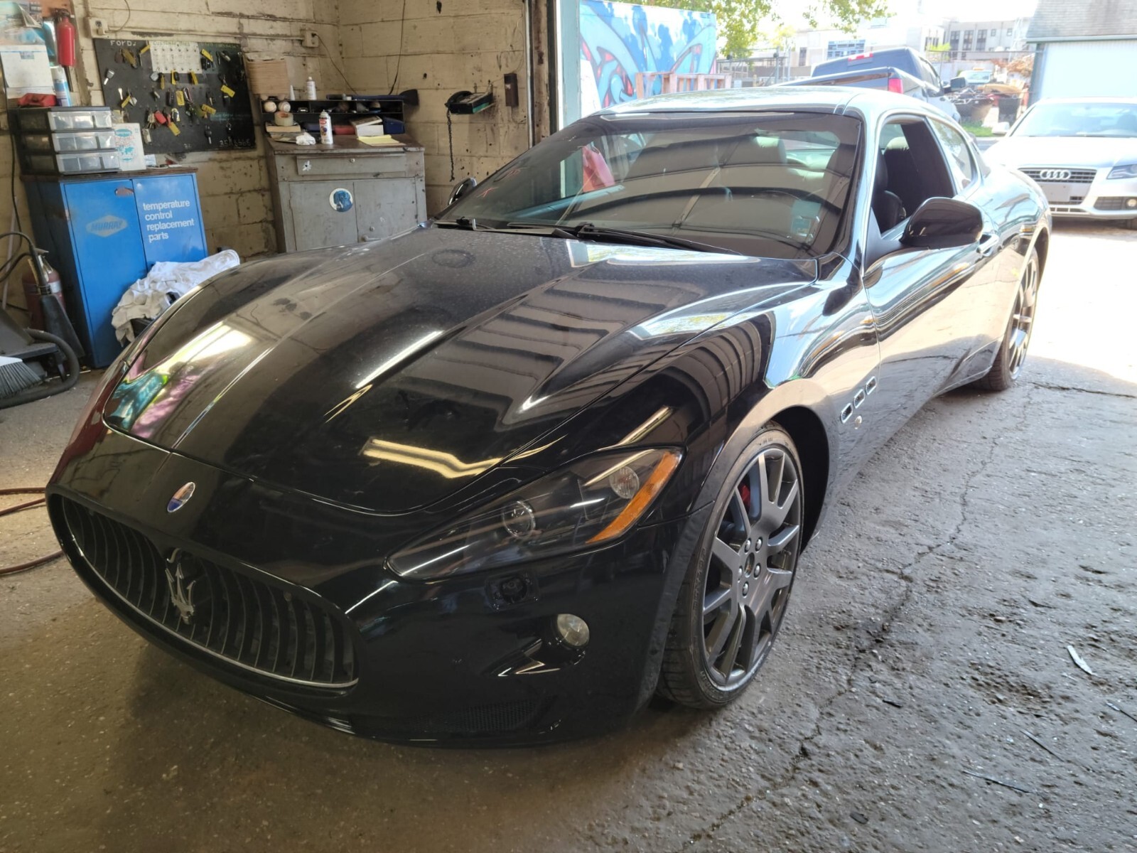 2008-11 MASERATI GRANTURISMO FRONT ENGINE HOOD PANEL BONNET BLACK