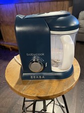 Beaba Babycook Solo Baby Food Maker Cooker and Blender 4-in-1 Navy Blue