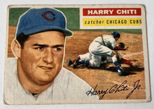1956 Topps #179 Harry Chiti Chicago Cubs EX+ Gray Back Baseball Card