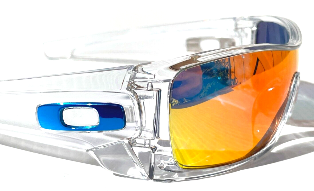 NEW Oakley Batwolf Interchangeable Brillant Blue Logo Icon NEW Oakley Batwolf Interchangeable Brillant Blue Logo Icon