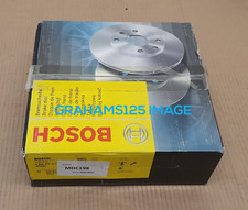 Image of BRAKE DISCS X2 239 mm FRONT SOLID FITS AUDI SEAT VW GENUINE BOSCH 0986478011
