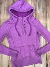 Lorna Jane Active Women Purple Jacket Hoodie Pullover XS