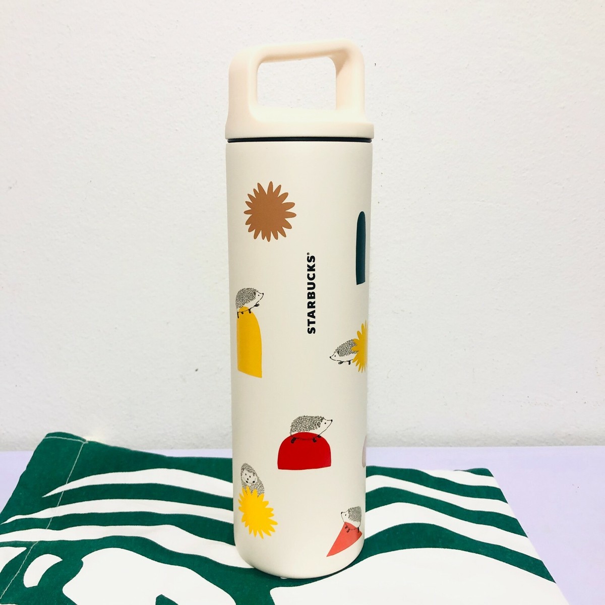 Starbucks Stainless MiiR Water Bottle 20 oz.Playful Hedgehog