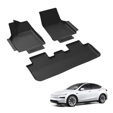 Floor Mats for Tesla Model Y 2026 Custom TPE Waterproof All Weather Floor Liners