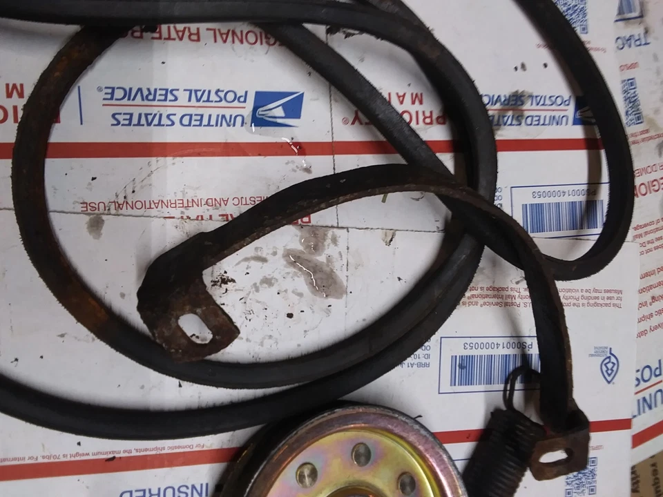 Sears Suburban 42'' Mowing Deck Tensioner Bracket,Pulley,Belt In Good Condition - Image 3 of 4