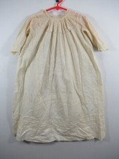 Antique Baby Gown Dress With Lace Edwardian Victorian Nightgown