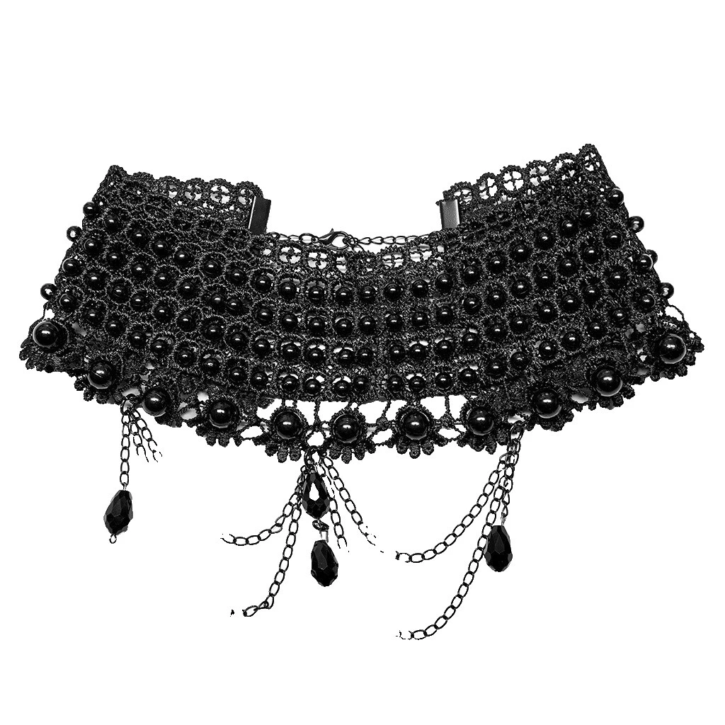 Perla de Imitación de Cuero Moda Collares y Colgantes