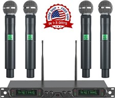 Microfonos Inalambricos Profesionales Profesionales Recargables Presentadores US