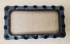 SMALL SFI Burst Panel Black Anodize Top Cover Intake Manifold boosted turbo