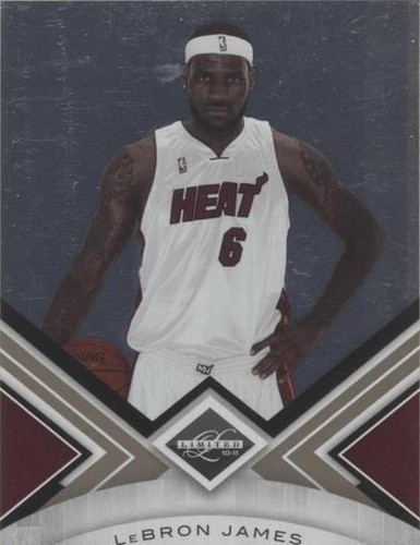 LeBron James #122/149 Panini Limited 2010-11 Team Trademarks Heat 