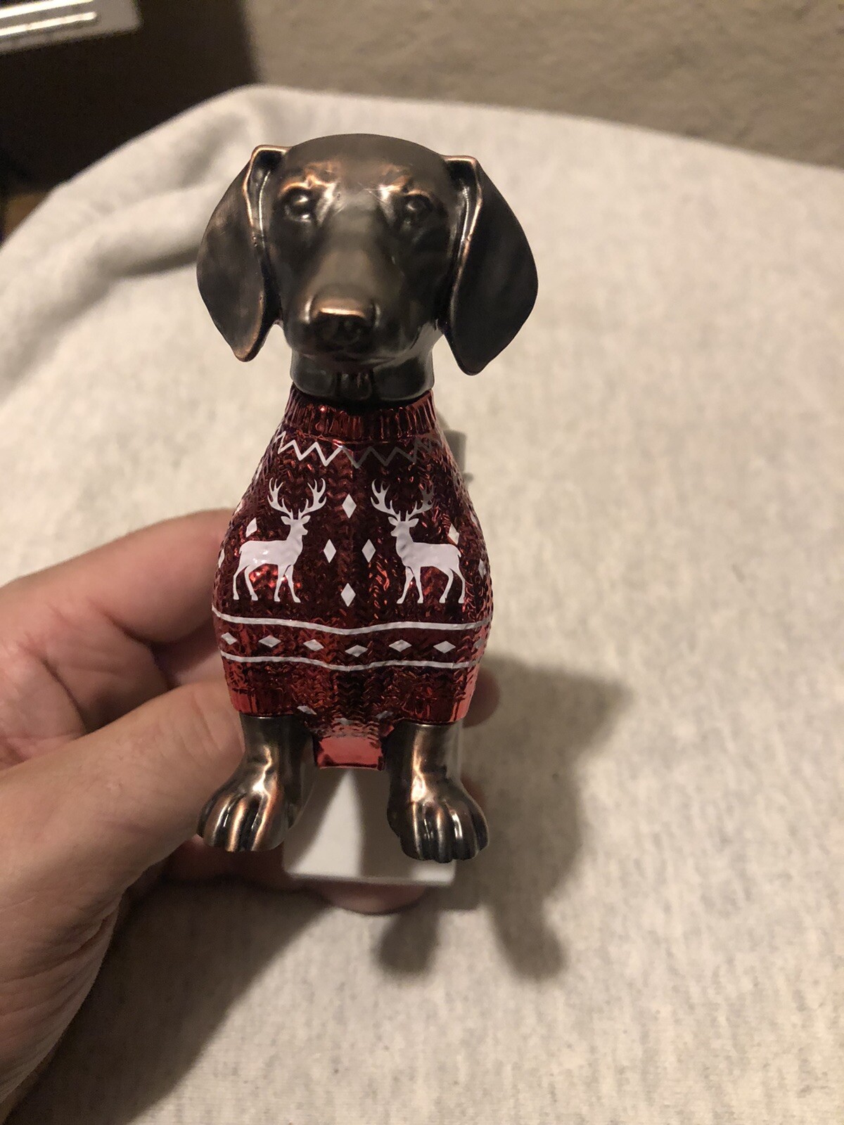 1 Bath & Body Works Dachshund Dog Snow Christmas SWEATER Wallflower